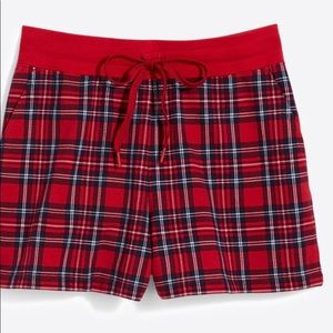 ❤️Draper James Natalie sweatshorts in Angie plaid. NWOT 3X❤️